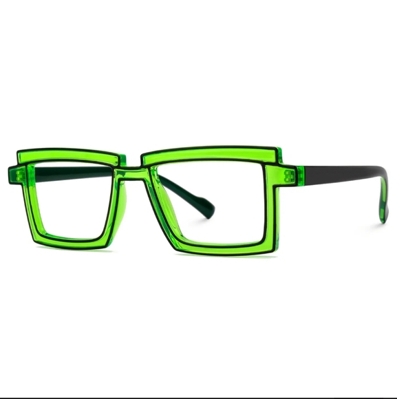Anime Colorful‎ Full Rim Rectangular Acetic Spectacles - Picture 2 of 8